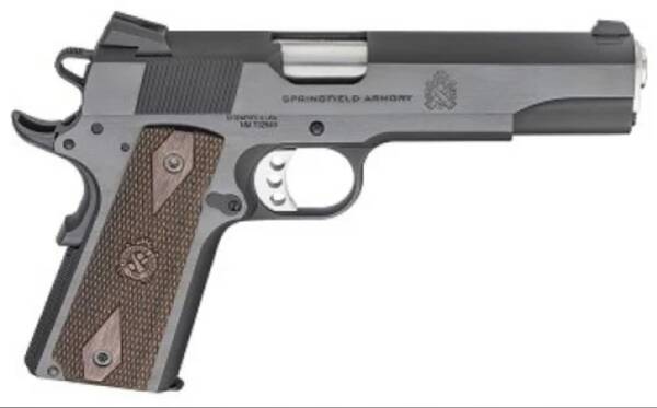 Springfield Armory 1911 Garrison Carbon Steel/Wood 9mm Pistol